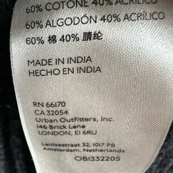 Free People Marlie Deep V Neck Ribbed Sweater in Black Size Large - Picture 10 of 10